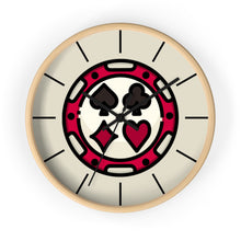 Load image into Gallery viewer, Poker Chip - Game Room Wall Clock