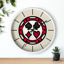 Load image into Gallery viewer, Poker Chip - Game Room Wall Clock