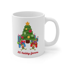 Load image into Gallery viewer, Lil' Holiday Gamers - Sleepy Elves on Controllers - Mug