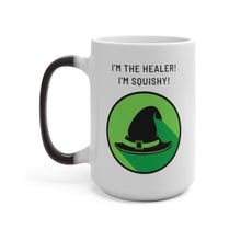 Load image into Gallery viewer, Calling all clerics, monks, magic users, or any support character with healing powers. This RPG inspired face mask is for you. Yep, you're the healer and you're squishy. Bring a sense of magic and wonder to your breakfast table with this new age mug!