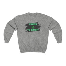 Load image into Gallery viewer, Press X to Start - Video game Console Designed - Unisex Sweatshirt