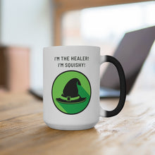 Load image into Gallery viewer, Calling all clerics, monks, magic users, or any support character with healing powers. This RPG inspired face mask is for you. Yep, you're the healer and you're squishy. Bring a sense of magic and wonder to your breakfast table with this new age mug!
