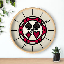 Load image into Gallery viewer, Poker Chip - Game Room Wall Clock