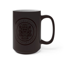 Load image into Gallery viewer, 20 Sided Eyes - Sugar Skull Circle - Magic Color Changing Mug