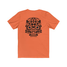 Load image into Gallery viewer, 20 Sided Eyes - Sugar Skull - Front & Back Design - Unisex T-shirt