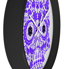 Load image into Gallery viewer, 20 Sided Eyes - Purple Sugar Skull - Game Room Wall Clock