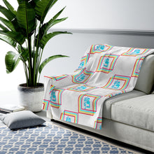 Load image into Gallery viewer, Retro Level UP - Velveteen Plush Blanket