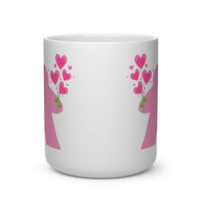 Load image into Gallery viewer, Valentine's Day Meeple gift mug for coffee  tea or cocoa