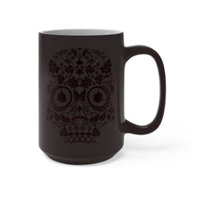 Load image into Gallery viewer, 20 Sided Eyes - Sugar Skull - Magic Color Changing Mug