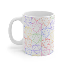 Load image into Gallery viewer, Dice Spectrum - 20 sided Dice - Mug
