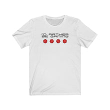 Load image into Gallery viewer, I'd Rather be Gaming - 20 Sided dice - Unisex T-shirt