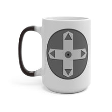 Load image into Gallery viewer, Hey gamers!  Check out this sweet video game controller design highlighting the essential D-Pad.   Instantly identifies you as a gamer.  Bring a sense of magic and wonder to your breakfast table with this new age mug!