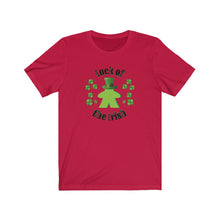 Load image into Gallery viewer, ☘️ Luck of the Irish Meeple ☘️ Your go-to LUCKY gamer Tee IS HERE!  Reach for it every Game Night!    Description: This updated unisex essential fits like one of your well-loved favorite tees. Super soft cotton and excellent quality print makes this tee the one you'll reach for again and again.