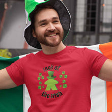 Load image into Gallery viewer, ☘️ Luck of the Irish Meeple ☘️ Your go-to LUCKY gamer Tee IS HERE!  Reach for it every Game Night!    Description: This updated unisex essential fits like one of your well-loved favorite tees. Super soft cotton and excellent quality print makes this tee the one you'll reach for again and again.