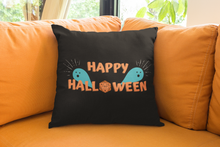 Load image into Gallery viewer, Happy Halloween Gamer Style - RPG 20 Sided Dice - Game Room Pillow
