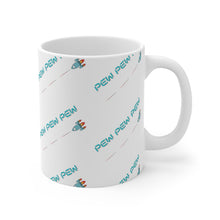 Load image into Gallery viewer, Pew Pew Pew - Ships Firing Missiles- Gamer Mug