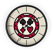 Load image into Gallery viewer, Poker Chip - Game Room Wall Clock