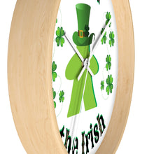 Load image into Gallery viewer, Luck of the Irish Meeple - Game Room Wall Clock