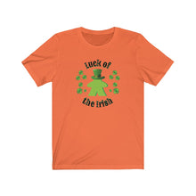 Load image into Gallery viewer, ☘️ Luck of the Irish Meeple ☘️ Your go-to LUCKY gamer Tee IS HERE!  Reach for it every Game Night!    Description: This updated unisex essential fits like one of your well-loved favorite tees. Super soft cotton and excellent quality print makes this tee the one you'll reach for again and again.