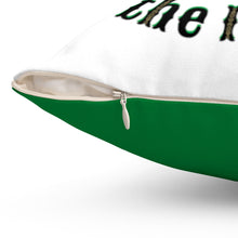 Load image into Gallery viewer, ☘️ Luck of the Irish Meeple ☘️ Your go-to LUCKY gaming room PILLOW is here!  Reach for it every Game Night!  Description: Game room accents shouldn't be underrated. These beautiful indoor pillows come in two sizes: a smaller 14” x 14” and a larger 20” x 20” size.  Each creative custom pillow design will serve as statement pieces, creating a personalized environment.