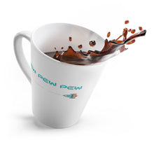 Load image into Gallery viewer, Pew Pew Pew - Zooming Ship Firing Missiles - Latte Mug