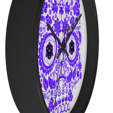 Load image into Gallery viewer, 20 Sided Eyes - Purple Sugar Skull - Game Room Wall Clock