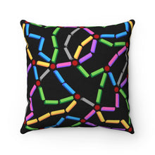 Load image into Gallery viewer, 🚂 Railroad Junction - Game Room Pillow 🚂 Anyone who loves railroad games like, "Ticket to Ride" and "Railroad Tycoon," will appreciate this delightful railway themed Game Room Pillow. Description: Game room accents shouldn't be underrated. These beautiful indoor pillows come in two sizes.