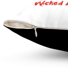 Load image into Gallery viewer, π Wicked Meeples π Oh, those Wicked Meeples! Deck out your game room with this funny meeple pillow. Game Room Pillow Decor by Red Fox Brand