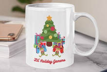 Load image into Gallery viewer, Lil' Holiday Gamers - Sleepy Elves on Controllers - Mug