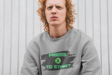 Load image into Gallery viewer, Press X to Start - Video game Console Designed - Unisex Sweatshirt