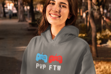 Load image into Gallery viewer, PvP FTW - Multi-player Gaming - Unisex Hoodie