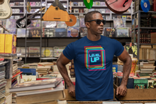 Load image into Gallery viewer, Retro designed gamer Level UP.  Pastel colors and 70's styling takes ya back to the early days of video gaming. Tee T-shirt