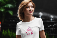 Load image into Gallery viewer, AFK (Away From Keyboard) gaming inspired T-shirt.  It's no only 'ok' to step away from your keyboard or controller ever so often, it's good for you.  ;)   This updated unisex essential fits like one of your well-loved favorite tees.