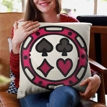 Load image into Gallery viewer, Poker Chip - Game Room Pillow