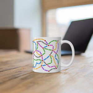 🚂 Railroad Junction - Gamer Mug 🚂    Anyone who loves railroad games like, "Ticket to Ride" and "Railroad Tycoon," will appreciate this delightful railway themed gamer mug.