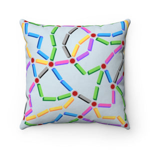 🚂 Railroad Junction - Game Room Pillow 🚂    Anyone who loves railroad games like, "Ticket to Ride" and "Railroad Tycoon," will appreciate this delightful railway themed Game Room Pillow.