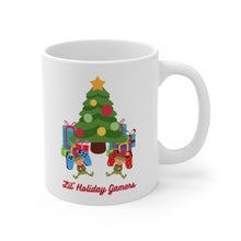 Load image into Gallery viewer, Lil&#39; Holiday Gamers - Sleepy Elves on Controllers - Mug
