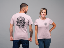 Load image into Gallery viewer, 20 Sided Eyes - Sugar Skull - Front &amp; Back Design - Unisex T-shirt
