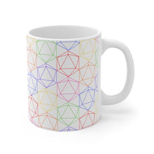 Load image into Gallery viewer, Dice Spectrum - 20 sided Dice - Mug
