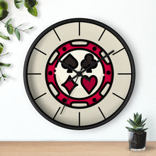 Load image into Gallery viewer, Poker Chip - Game Room Wall Clock
