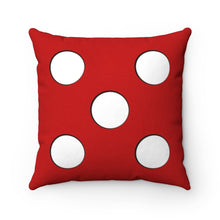 Load image into Gallery viewer, Big Red Dice Game Room Pillow - Home and Gamer Decor by Red Fox Brand
