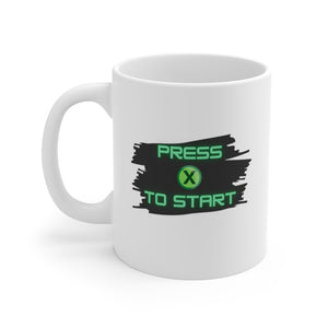 Press X to Start - Console Gaming Mug