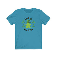Load image into Gallery viewer, ☘️ Luck of the Irish Meeple ☘️ Your go-to LUCKY gamer Tee IS HERE!  Reach for it every Game Night!    Description: This updated unisex essential fits like one of your well-loved favorite tees. Super soft cotton and excellent quality print makes this tee the one you&#39;ll reach for again and again.
