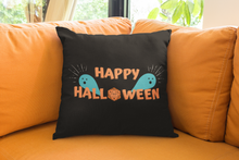 Load image into Gallery viewer, Happy Halloween Gamer Style - RPG 20 Sided Dice - Game Room Pillow
