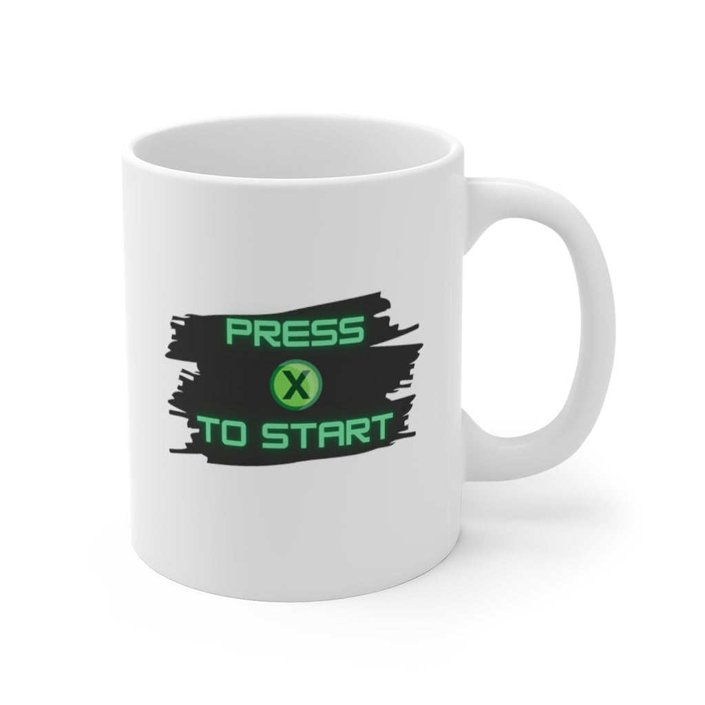 Press X to Start - Console Gaming Mug