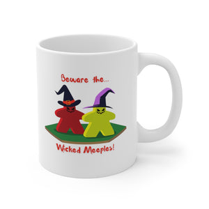 😈 Wicked Meeples 😈 Oh, those Wicked Meeples!  Sip your coffee, tea, or cocoa from this funny meeple mug by Red Fox Brand 