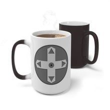 Load image into Gallery viewer, Hey gamers!  Check out this sweet video game controller design highlighting the essential D-Pad.   Instantly identifies you as a gamer.  Bring a sense of magic and wonder to your breakfast table with this new age mug!
