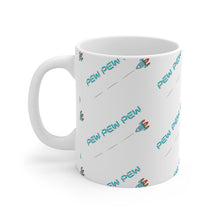 Load image into Gallery viewer, Pew Pew Pew - Ships Firing Missiles- Gamer Mug
