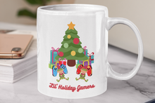 Load image into Gallery viewer, Lil&#39; Holiday Gamers - Sleepy Elves on Controllers - Mug

