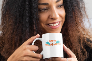 Happy Halloween with Spooky Ghosts - RPG 20 sided dice Mug